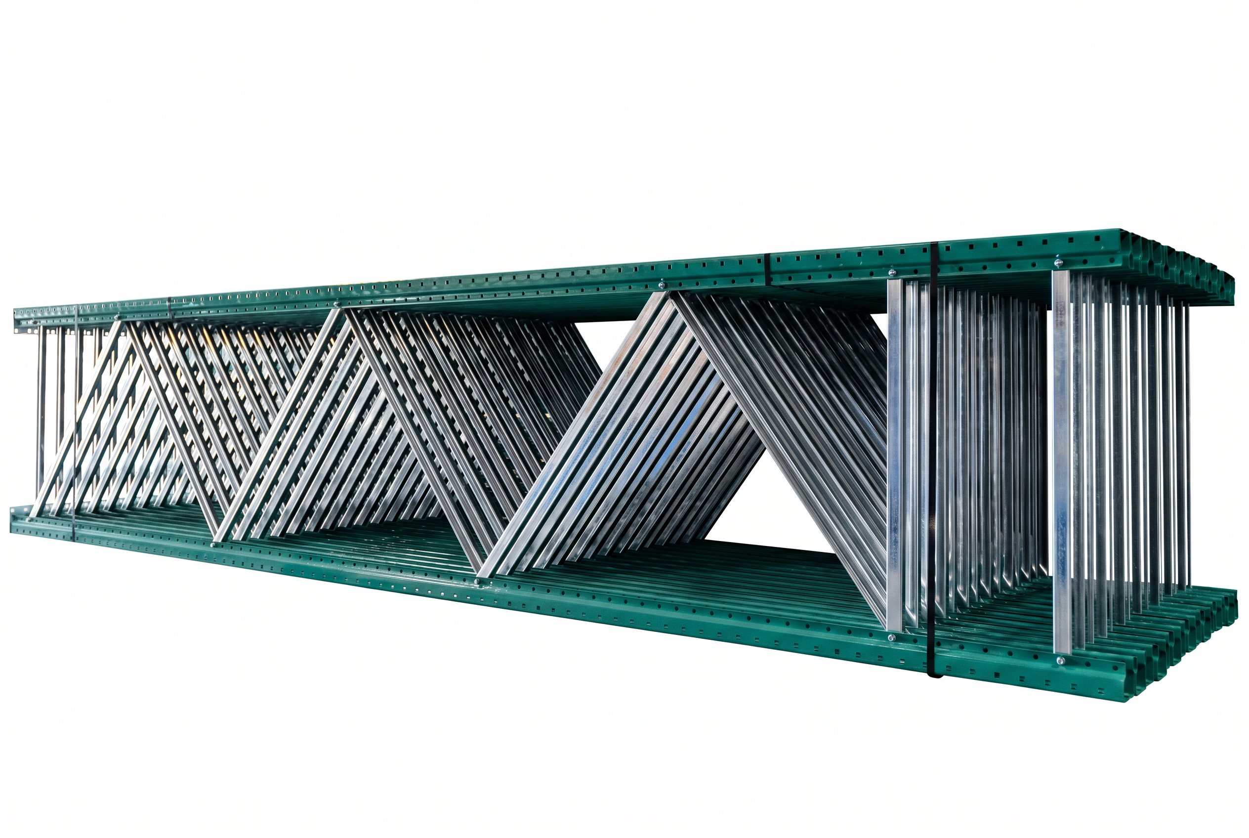 Bundled NAWL frames showing diagonal bracing pattern