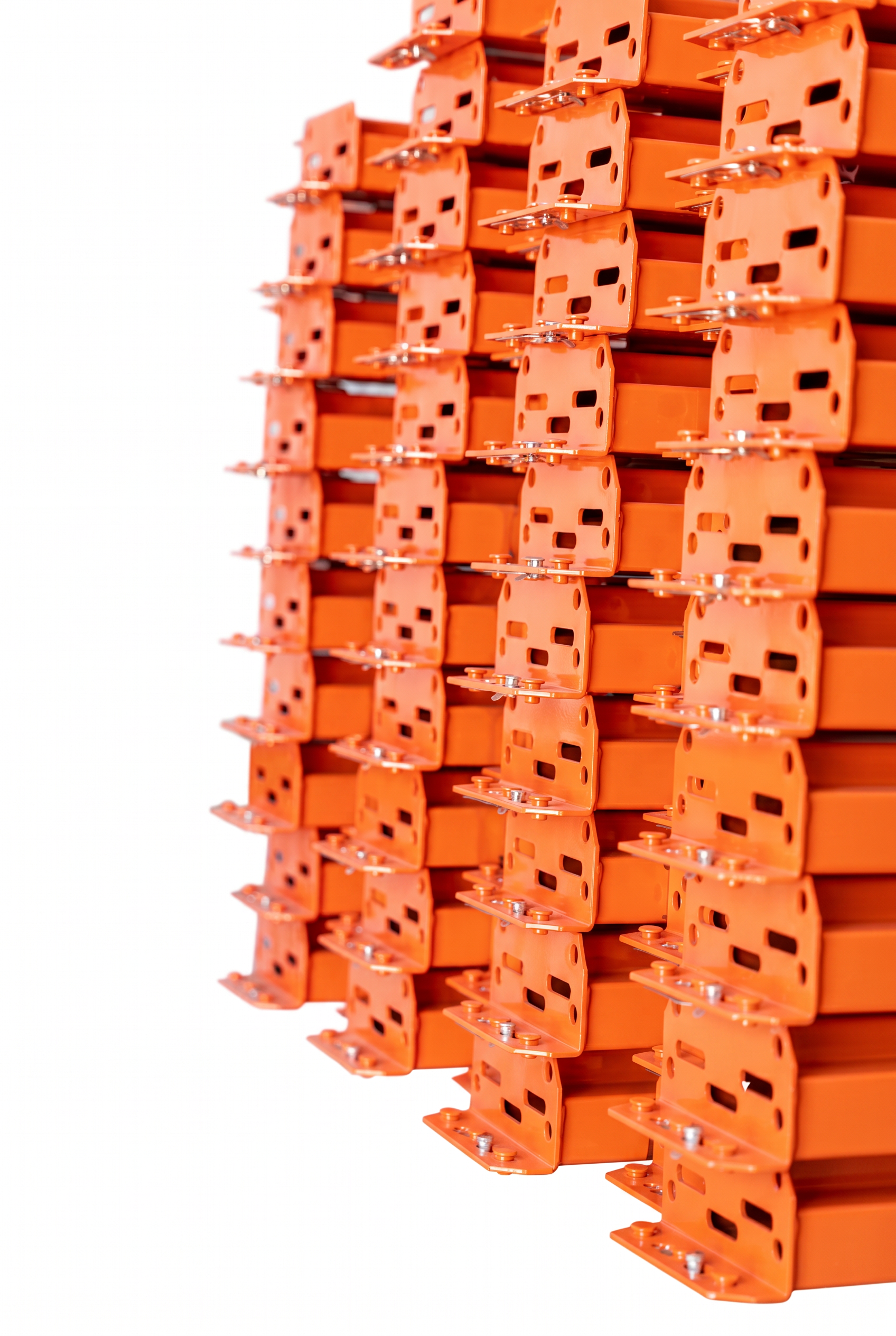Stacked NAWL beam ends with welded connector tabs